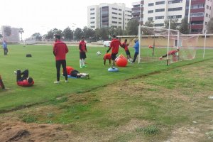 Entrenamiento del lunes.
