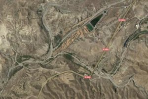 Imagen de Google Maps de la N-340a de la zona del accidente, con Fort Bravo a la izquierda y Tabernas a la derecha.