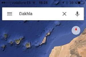 Explotación hortícola cerca de Dakhla