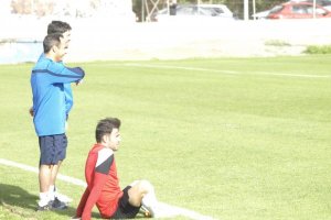 Eldin no terminó el entrenamiento en la Vega.
