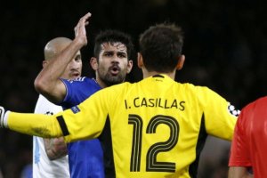 Discusión entre Iker Casillas y Diego Costa.