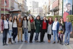 Foto de familia de los candidatos de Podemos