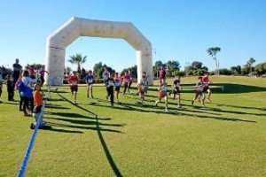 Los participantes en un marco incomparable.