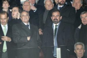El palco del Bernabéu.