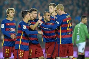 Otra noche de fiesta en el Camp Nou.