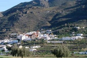Vista panorámica de Lucainena, municipio donde se produjo el intento de robo.