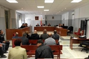 Sala de vistas durante la vista celebrada ayer