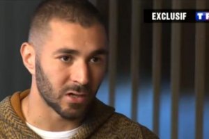 Karim Benzema en la Televisión Francesa.
