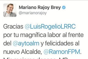 Tuit de Rajoy.