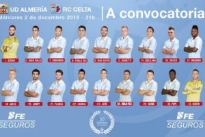 La lista del Celta.