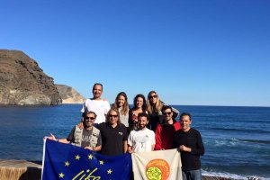 Voluntarios del programa en Las Negras