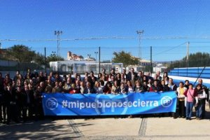 Los populares tras el acto de esta mañana