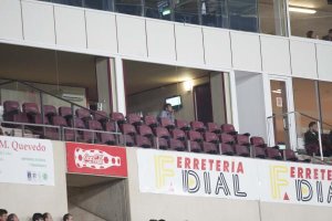 Carrillo, en el palco vip.