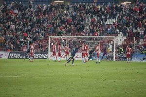 El gol del Numancia.