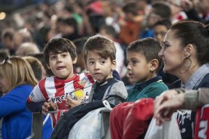 Pequeños, pero grandes aficionados.