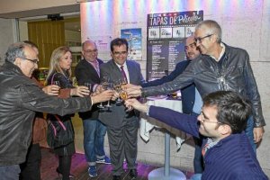 Brindis inaugural del festival ‘Tapas de Película’.