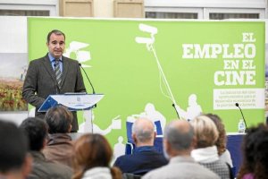 Amós García, diputado de Empleo, en la presentación de las jornadas.
