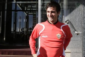 Natalio, en su etapa en el Almería.