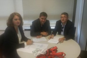 El concejal con los responsables del plan de prevención