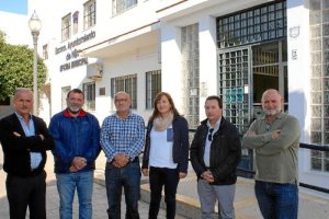 imagen tras la reunión celebrada en las dependencias municipales de Níjar.
