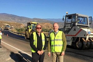 El delegado Joaquín Jiménez visitó ayer las obras.