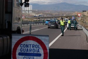 Control de la Guardia civil.