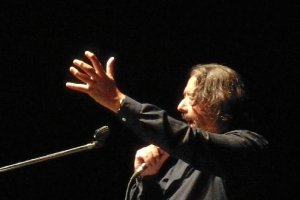 El granadino Jolís, durante un recital en Almería.