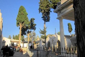 Cementerio de Cuevas del Almanzora, en el Levante almeriense. 
