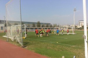 Calentamiento en el Anexo.