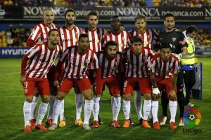 El once del Almería en Alcorcón.