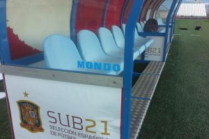 Detalle del banquillo.