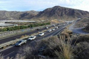 Punto de acceso a la A-7 que se está estudiando desde la zona de Aguadulce norte.