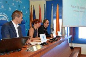 Presentación del Aula de Música de la UAL, ayer.