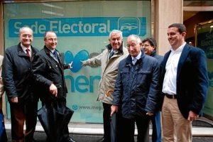 Inauguración de la sede electoral del PP en 2011