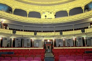 Interior del Teatro Cervantes de la capital
