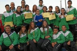 Tiradores y entrenadores de Andalucía en Logroño.
