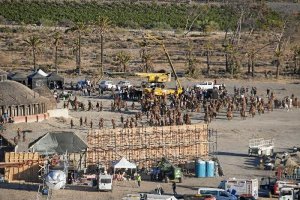 Rodaje de ‘Juego de Tronos’ en el paraje de El Chorrillo de Sierra Alhamilla, en Pechina.