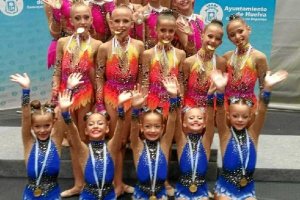 Las gimnastas de El Ejido siempre en el podio.