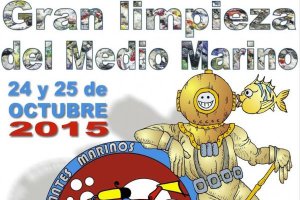 Cartel anunciador de las jornadas de limpieza.