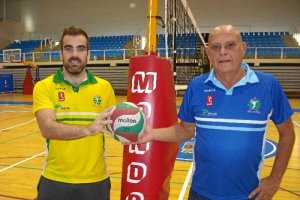 Piero y Cabrera en la pista.