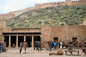 Rodaje de la película Clavius en Almería.