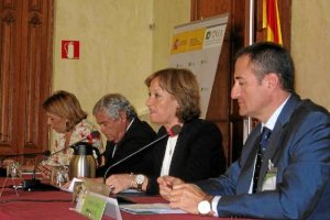 La consejera en la inauguración del encuentro