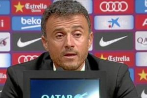 Luis Enrique se queda sin palabras.