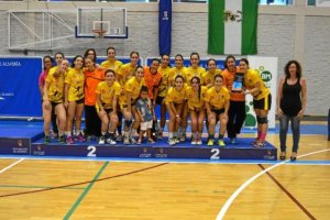 Las vicarias en el podio de Andalucía.