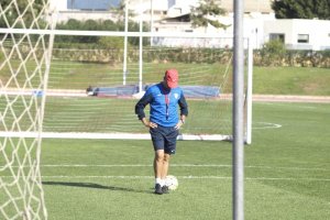 Miguel Rivera quería alegrar el entrenamiento.