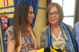 Parlamentaria y consejera, esta mañana.