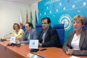 Sonia Ferrer, Javier García, Antonio Jesús Rodríguez Segura y Flor Zaldívar.