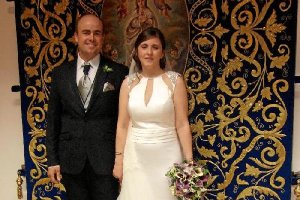 Enrique Enríquez y Gemma Bisbal en el palacio-museo del Prendimiento