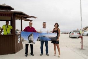 El concejal de Turismo Pascual Diaz, el alcalde y la edil de Participación María de los Ángelez Ruiz