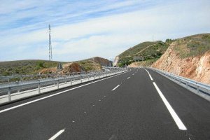 Nuevo trazado de la A7 a la altura de Castell de Ferro